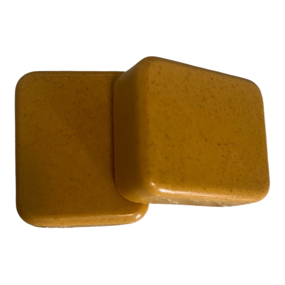 2 pack turmeric soaps for lightening dark spots, organic.
